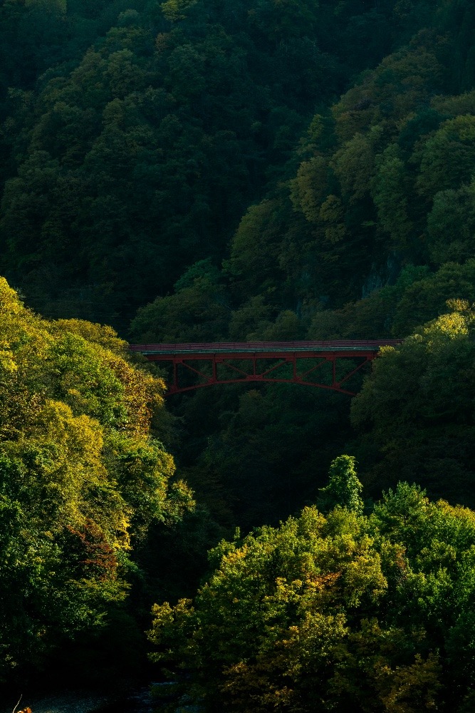 日本で1番美しい村 高山村の絶景 松川渓谷