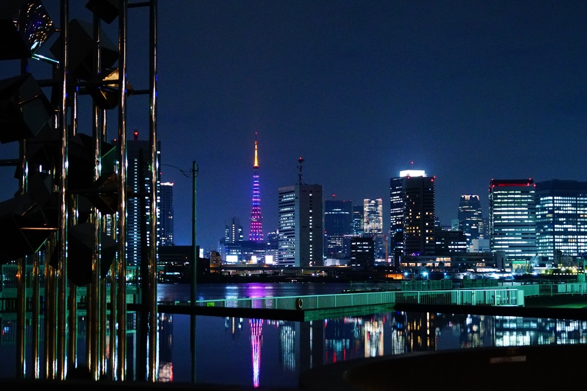 晴海埠頭と東京タワーコラボ/優美な煌めき✨