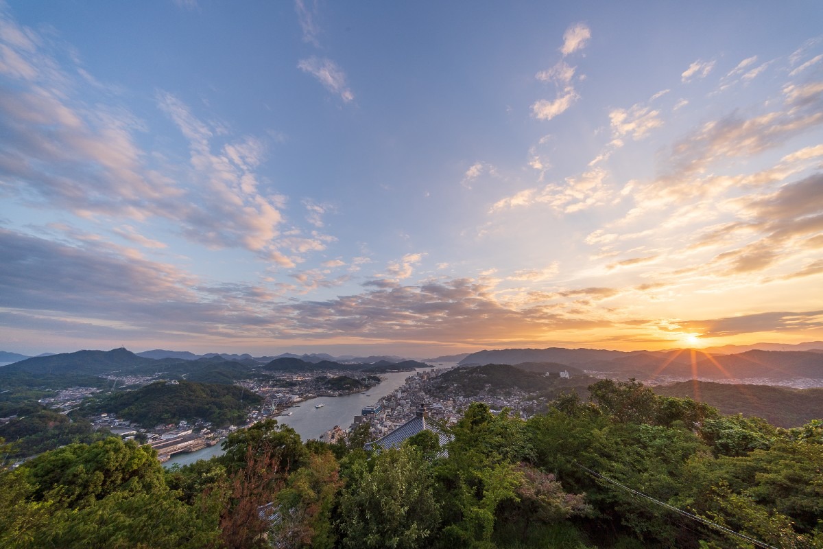 浄土寺山展望台から見る尾道水道