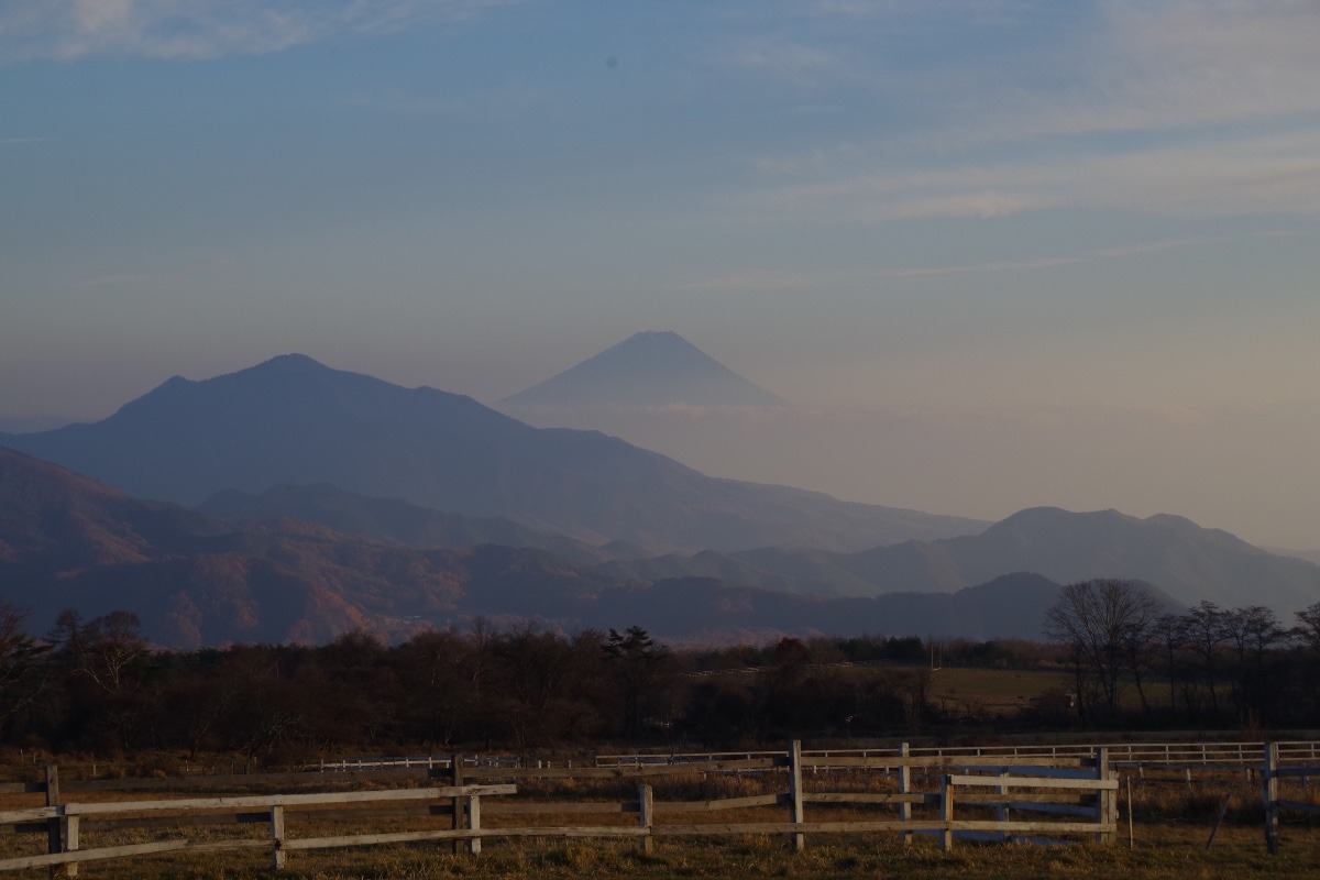 清里「清泉寮」から望む富士山