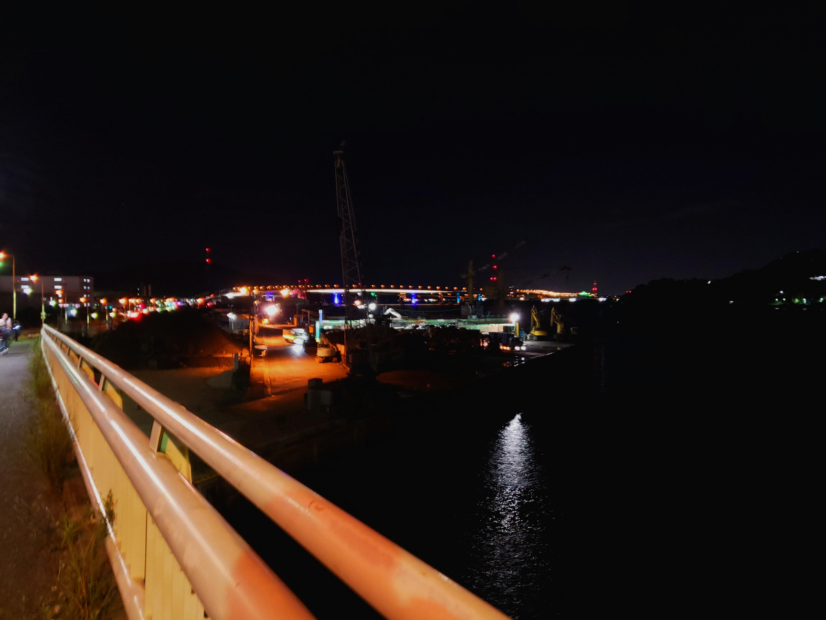 西明神橋からの夜景
