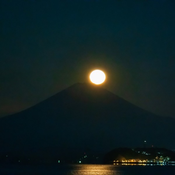 湘南からの降りるパール富士