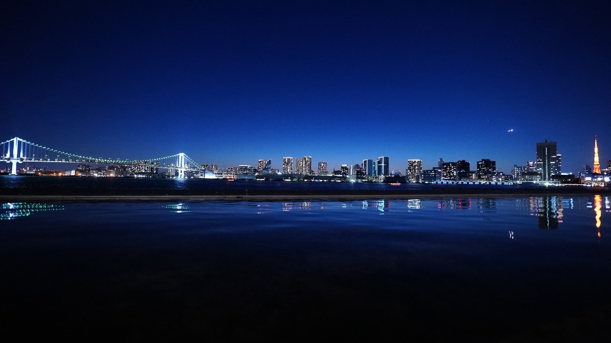 レインボーブリッジ夜景🆒東京タワーコラボ✨